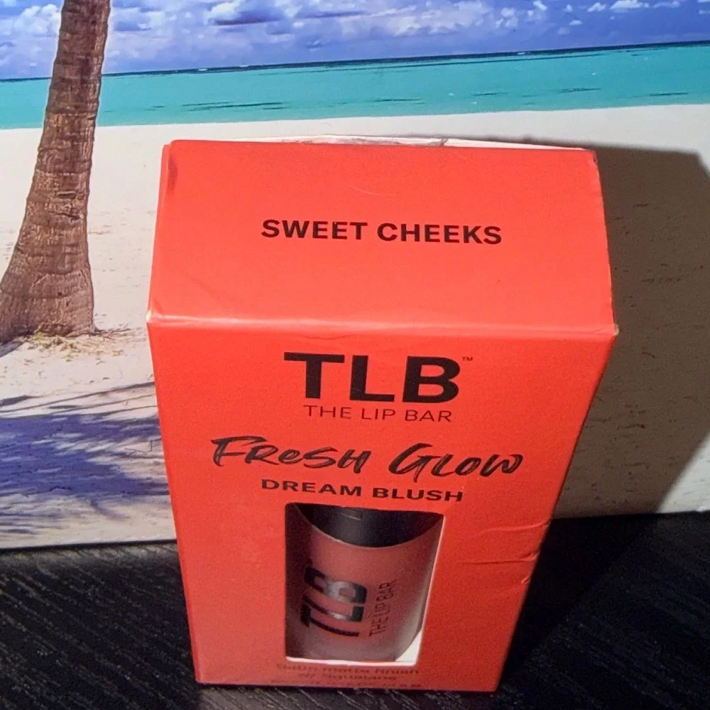 TLB The Lip Bar Fresh Glow Dream Blush Sweet Cheeks Satin Matte Squalane 0.17oz